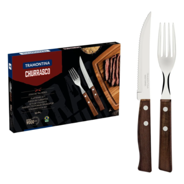 Tramontina 12-teiliges Barbecue-Set Polywood