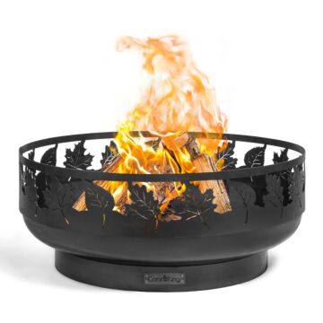 CookKing Feuerschale Toronto Produktfoto mit Feuer
